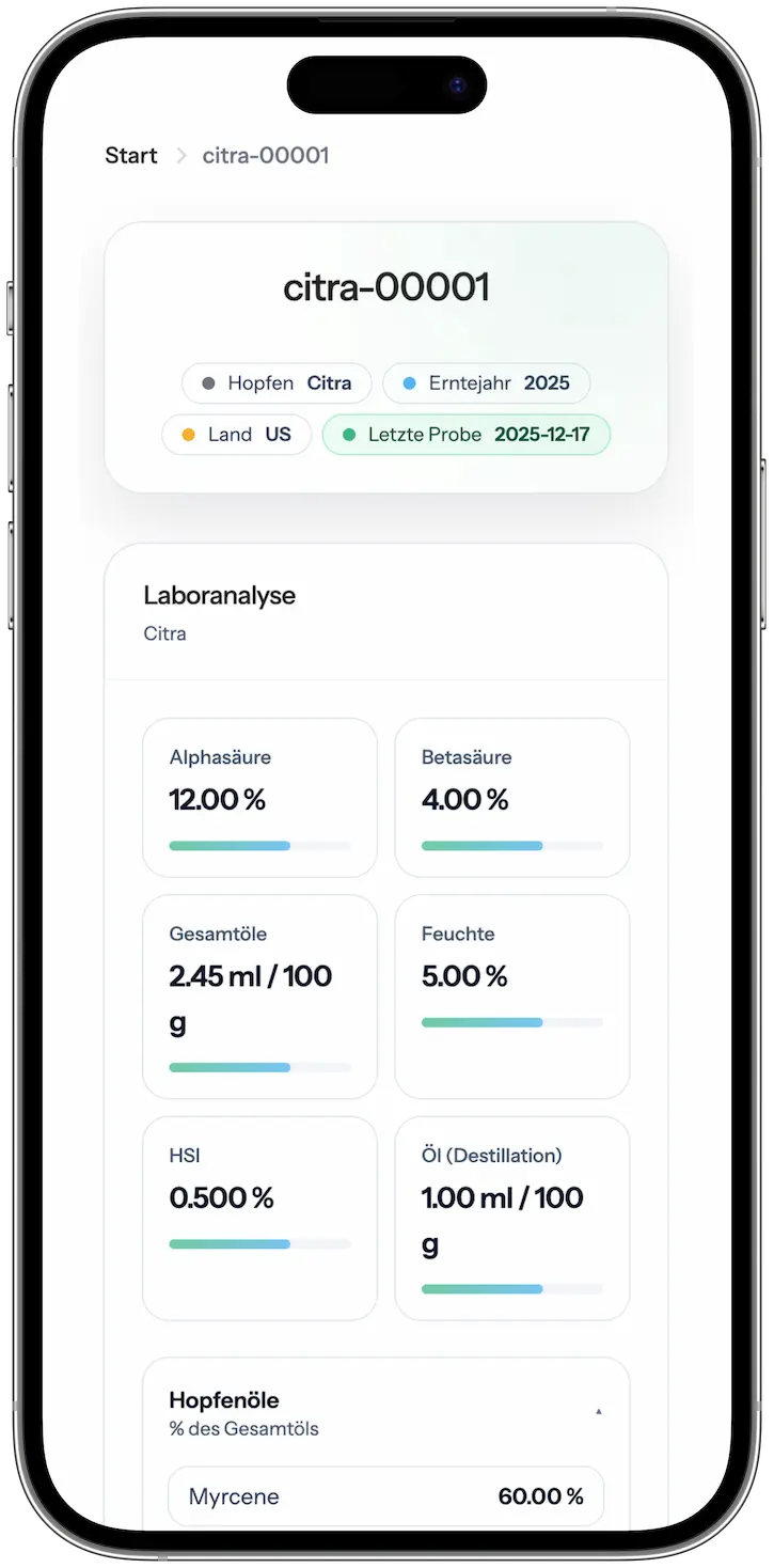 Mehr Transparenz beim Hopfen: Warum das Lot zählt